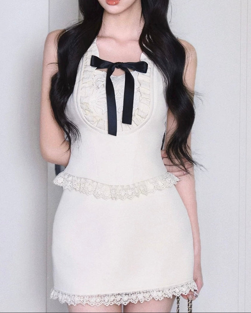 luxury frill ivory tops MM1059