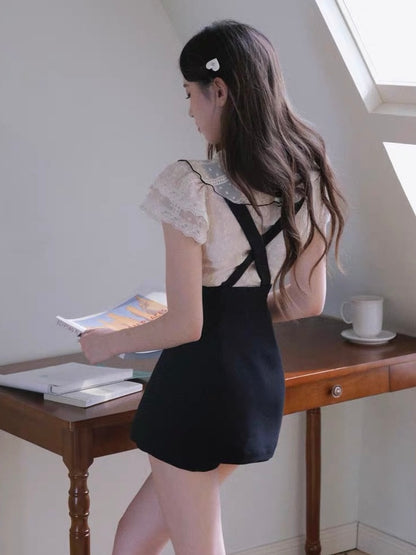 luxury frill tops MM1103