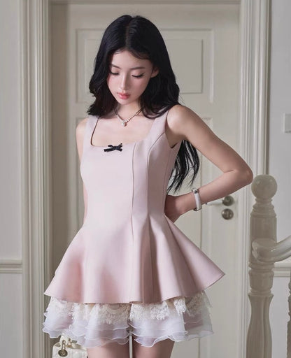 high-end pink one-piece MM1091