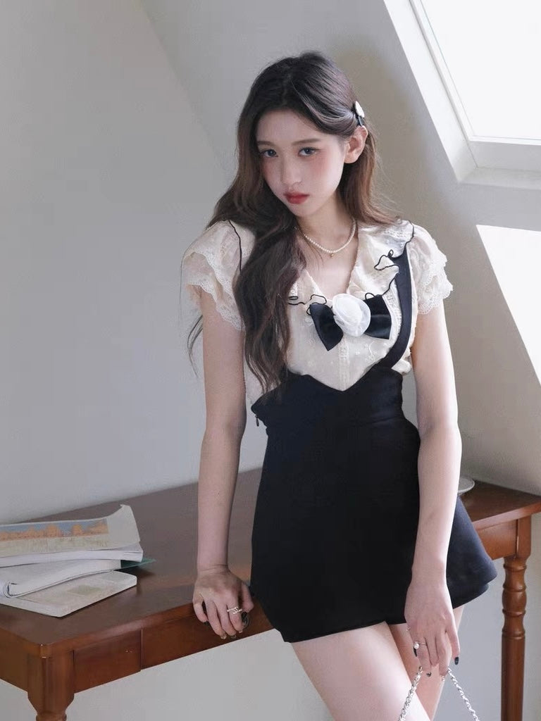 luxury frill tops MM1103
