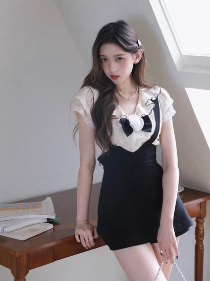 luxury frill tops MM1103