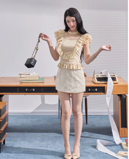 frill mood luxury tops MM1070
