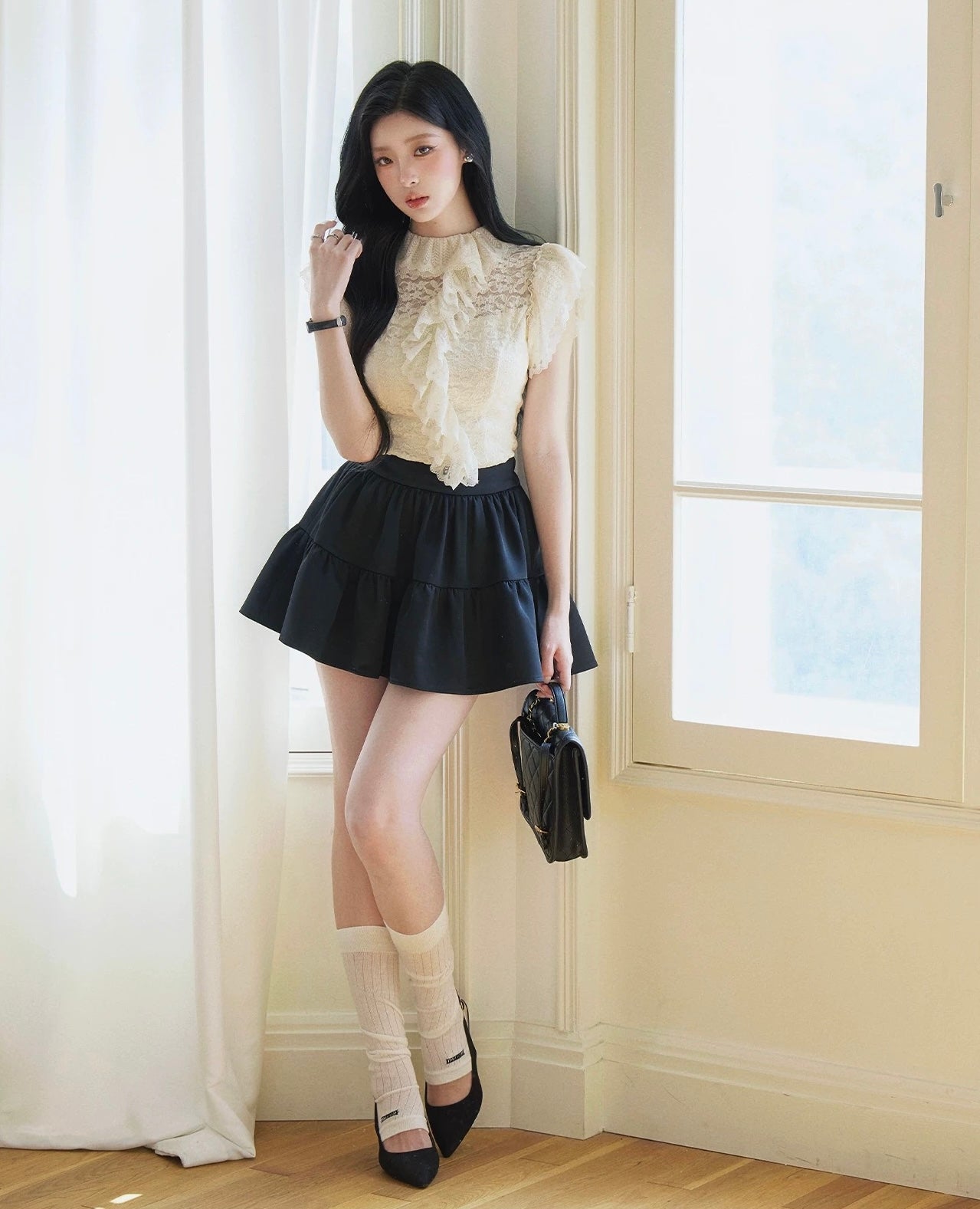 high-end frill mood tops MM1067