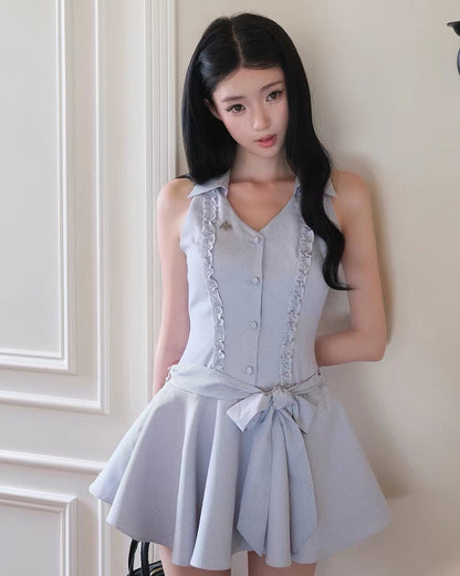 frill point girly high-end one-piece MM1112