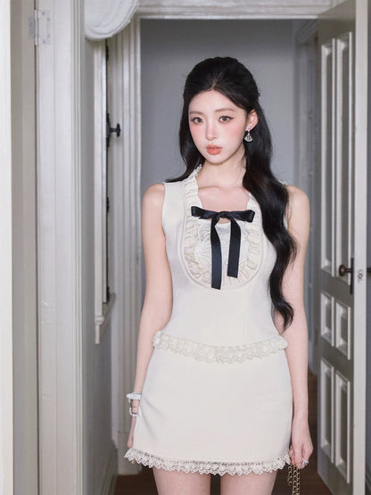 luxury frill ivory tops MM1059
