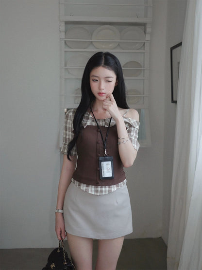 design point girly tops & skirt MM1111
