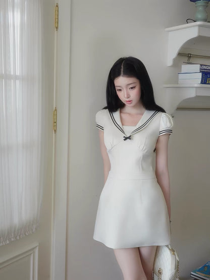 line mood ribbon one-piece MM1105