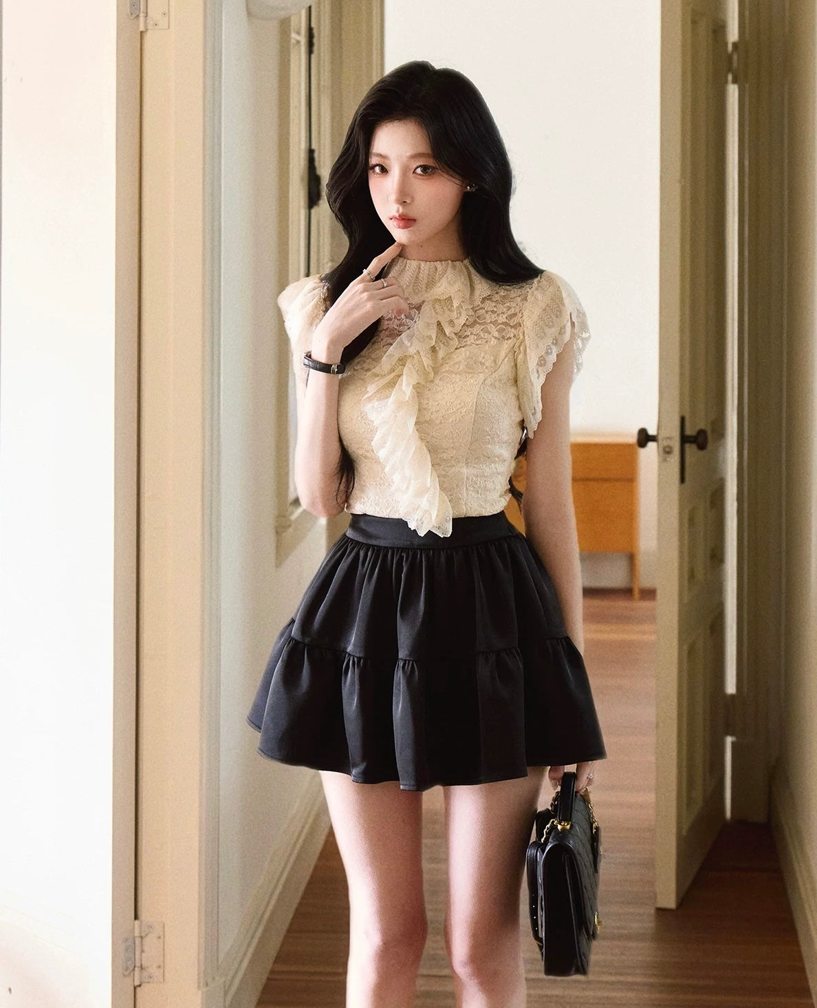 high-end frill mood tops MM1067