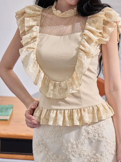 frill mood luxury tops MM1070
