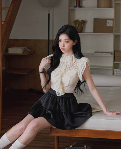 high-end frill mood tops MM1067