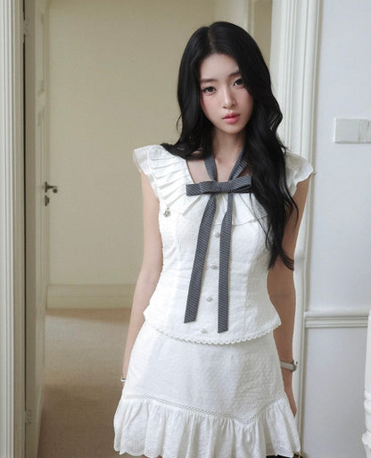 frill curler high-end tops MM1099