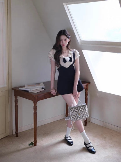 luxury frill tops MM1103