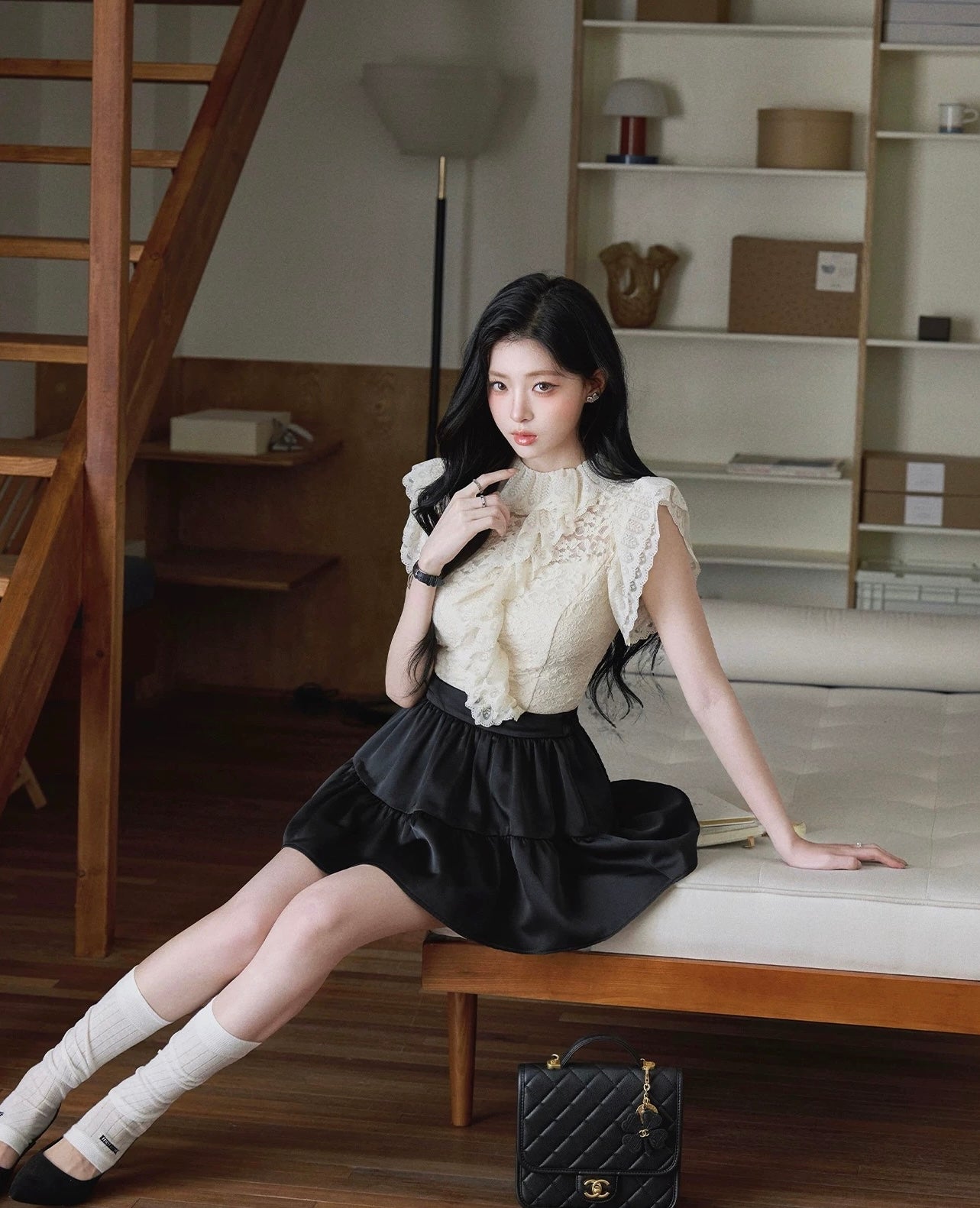 high-end frill mood tops MM1067