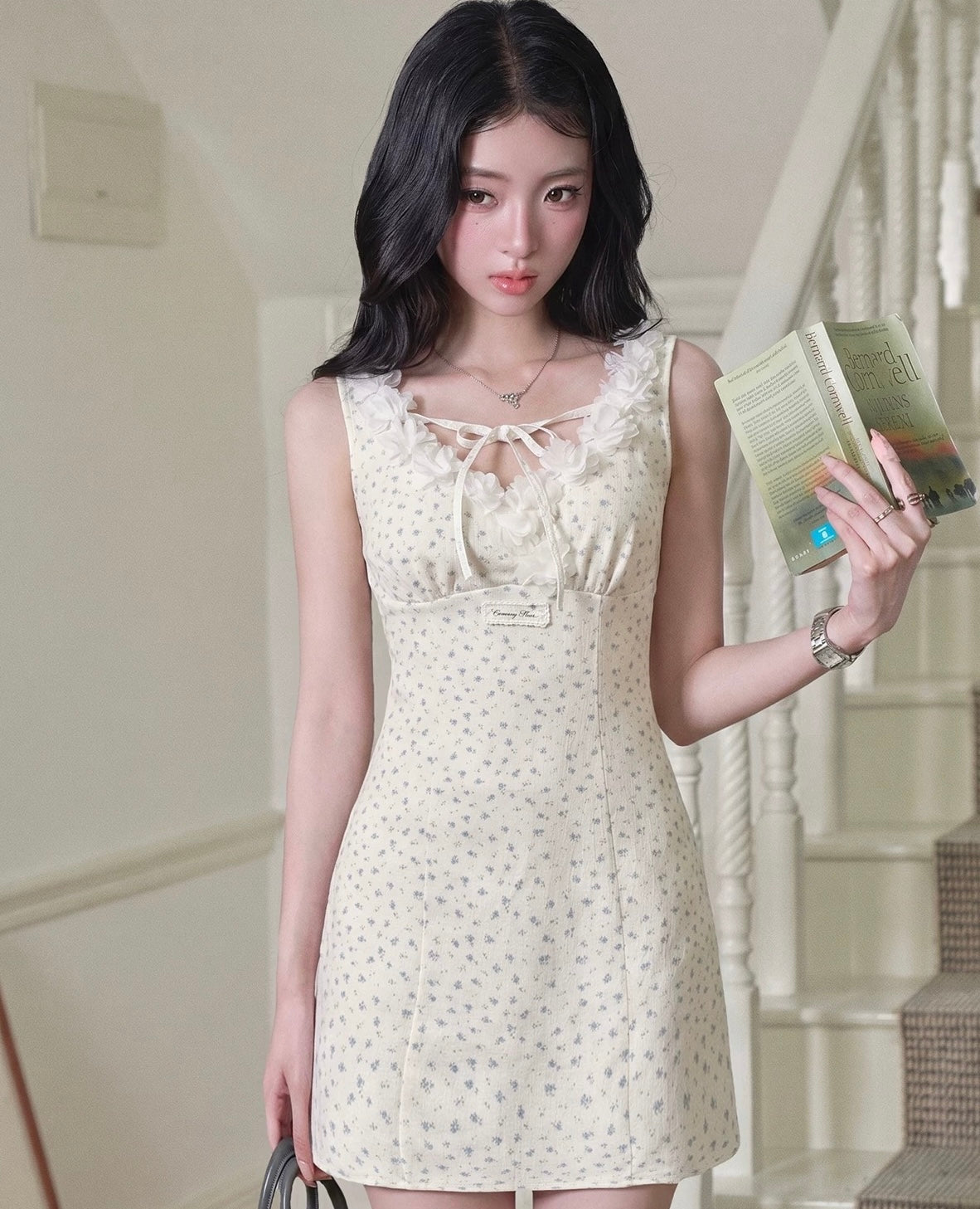 flower point girly one-piece MM1102