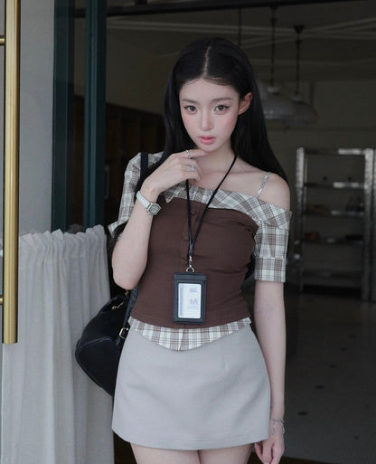 design point girly tops & skirt MM1111