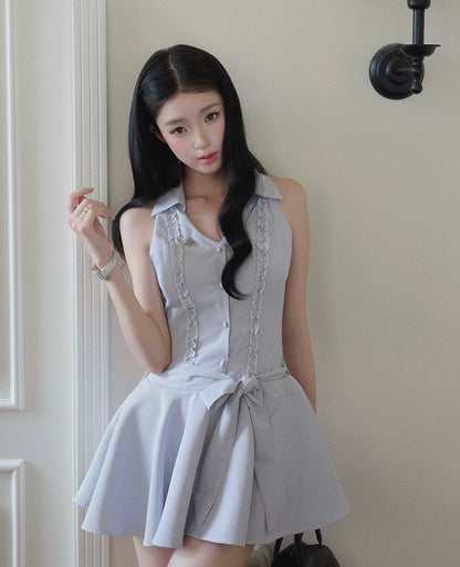 frill point girly high-end one-piece MM1112