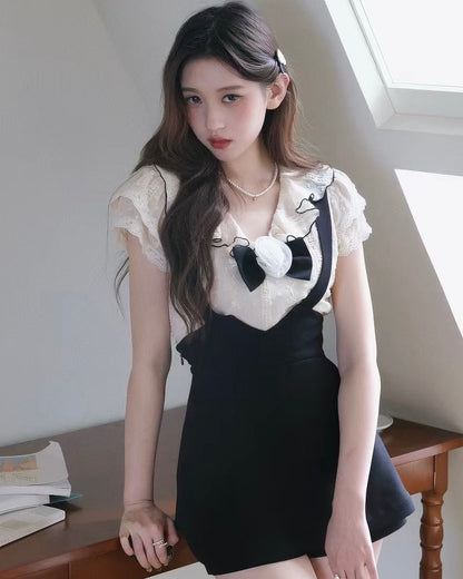 luxury frill tops MM1103