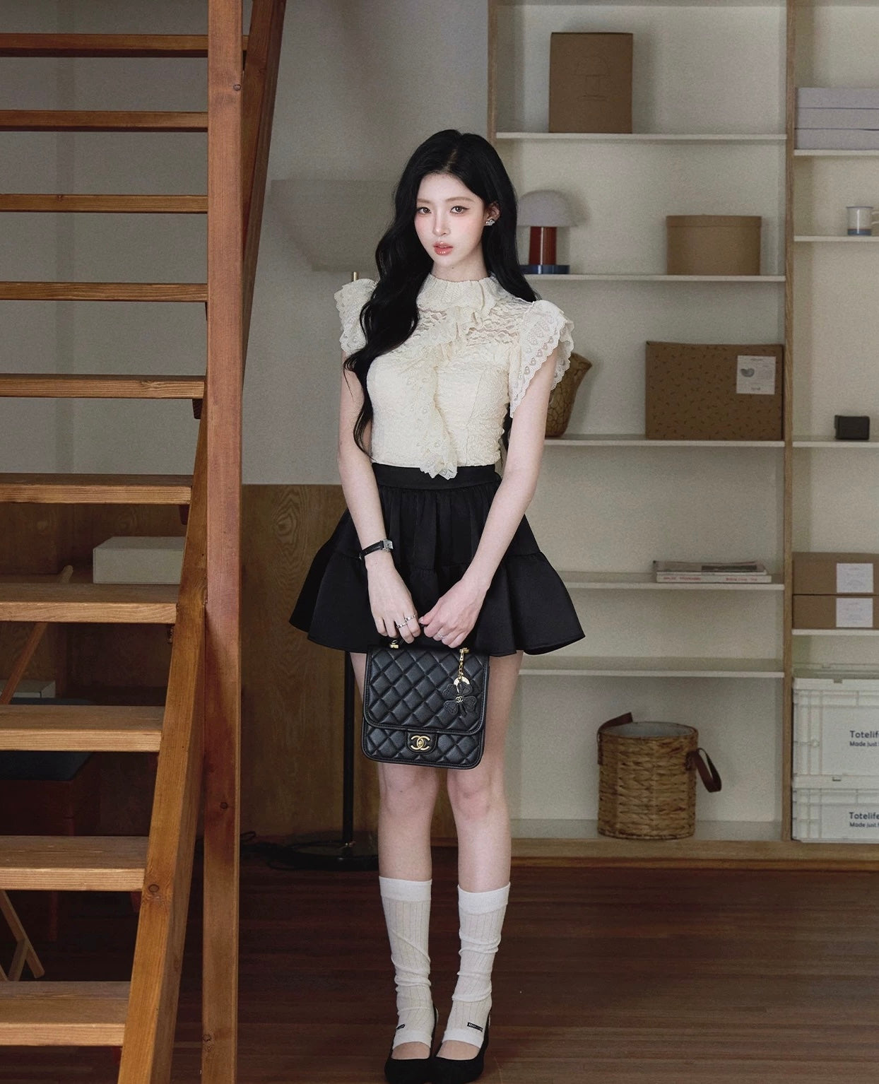 high-end frill mood tops MM1067