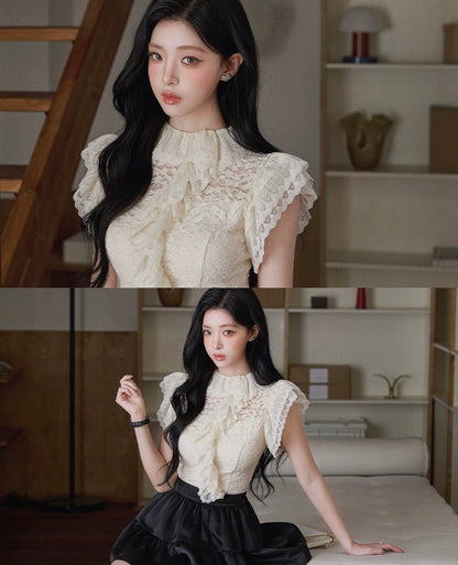 high-end frill mood tops MM1067