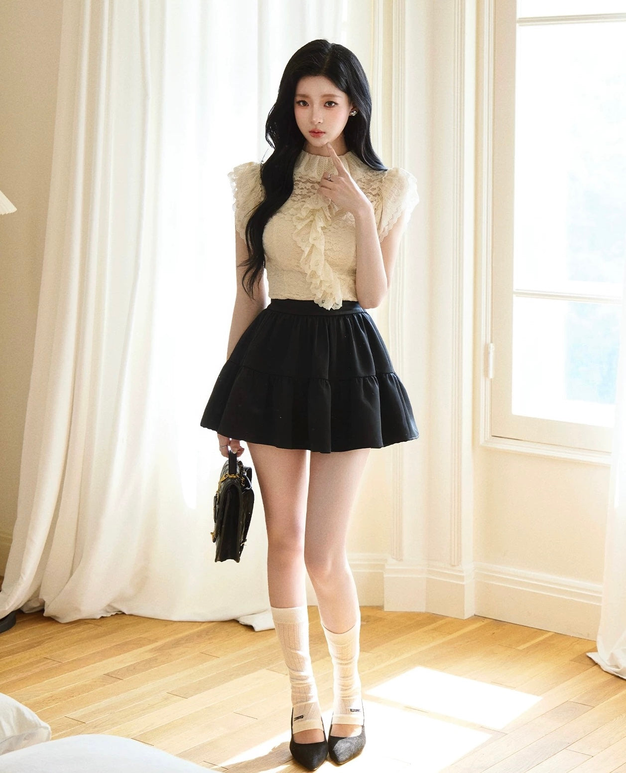 high-end frill mood tops MM1067